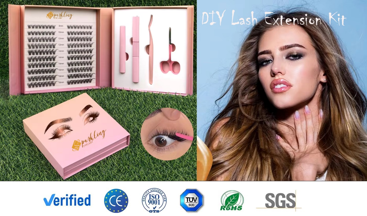 Получете перфектен външен вид с комплекта DIY Lash Cluster Kit на фабрична цена