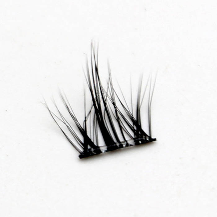D Curl Fluffy Eyelash Clusters Предварително залепени клъстерни мигли