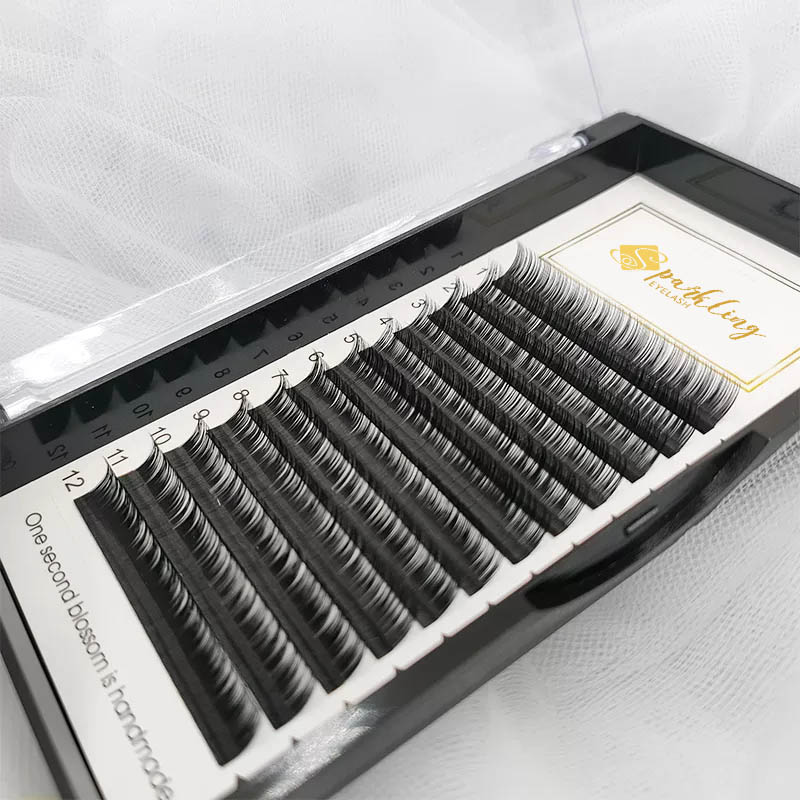 Удължаване на мигли D Curl 15-20 mm Mixed Tray Silk Classic Lash Индивидуално удължаване на мигли