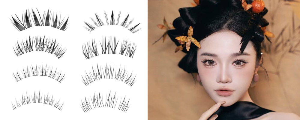 Natural Individual Lash Goldfish Tail Diy Lash Extension