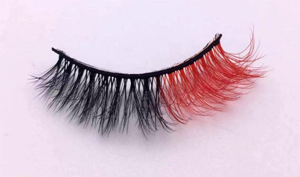 Color Faux Mink Lashes 3D Curling Fake Eyelashes
