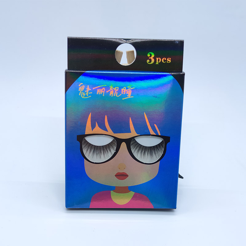 Natural Look Wispy Lashes 3D Eyelashes 3 Multi-Pack Мека памучна лента